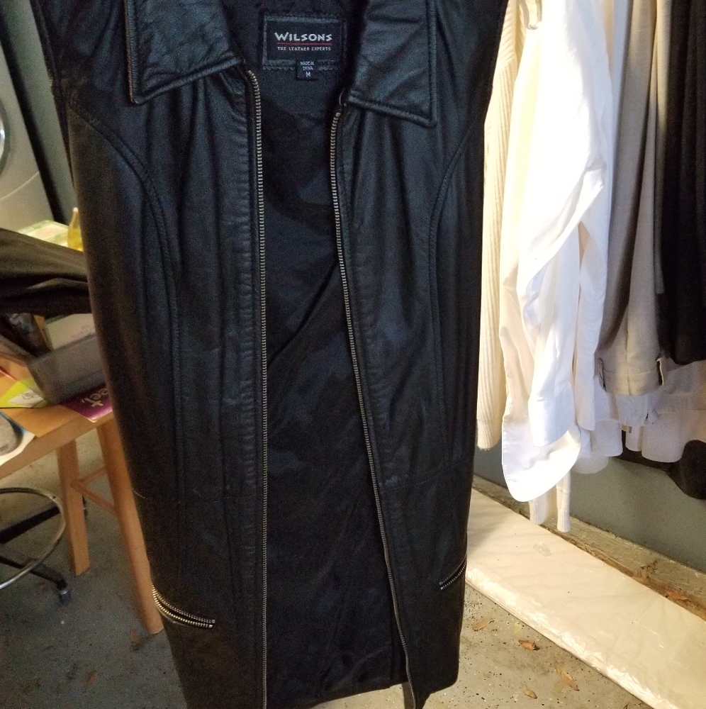 Black  3 piece Wilson's leather outfit